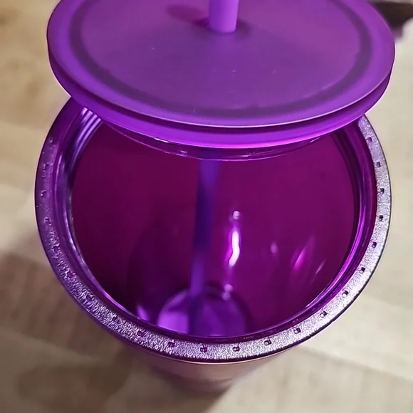 Purple soft touch starbucks tumbler - Picture 7 of 8